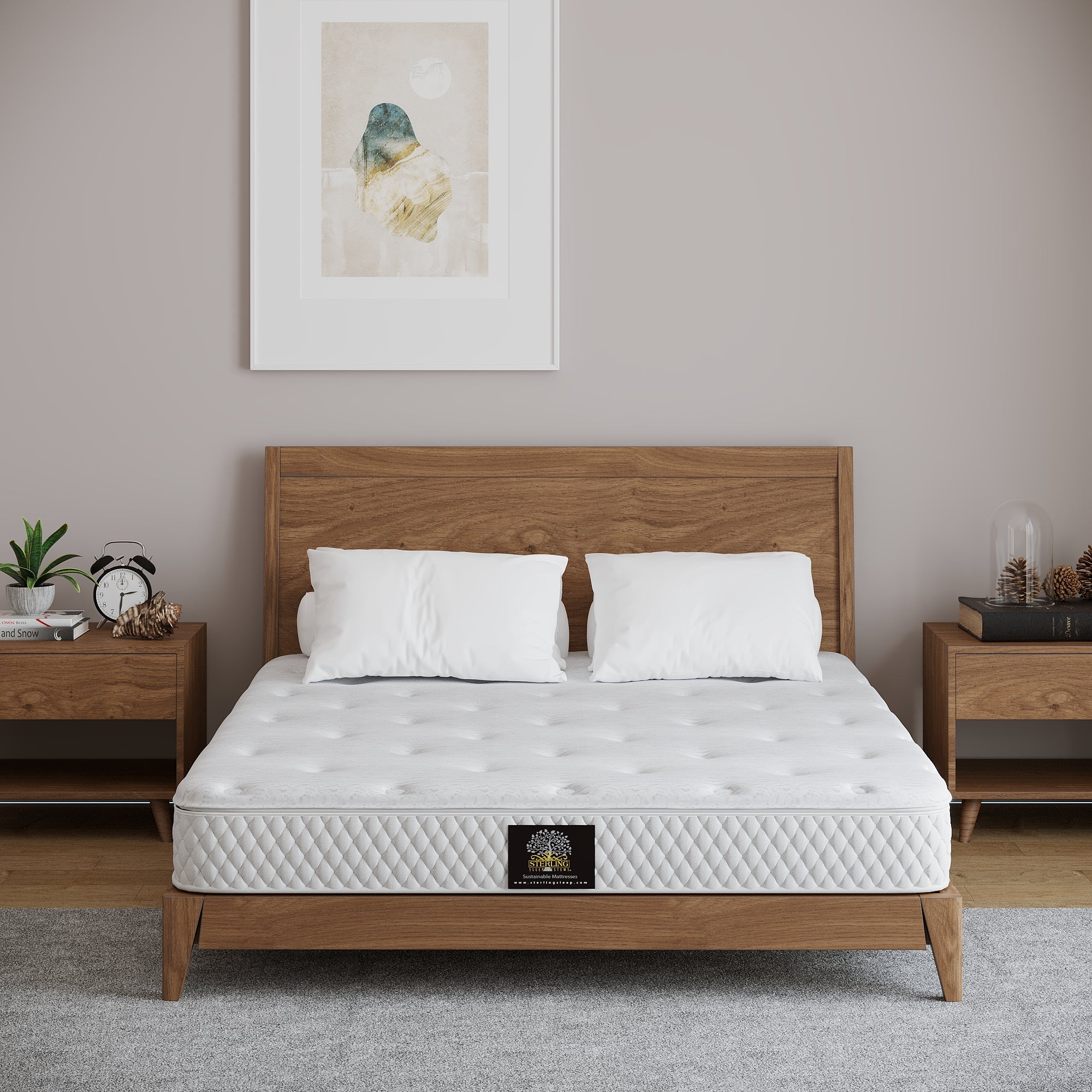 Sterling Eco-Luxury Natural Latex Mattress — 100% Talalay Latex | Made in USA