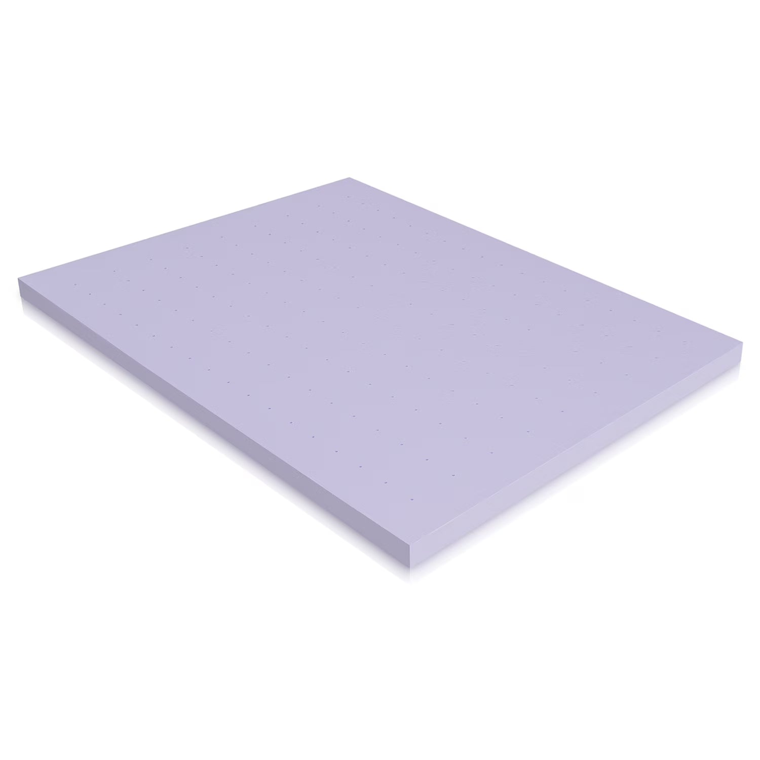 3 Inch King Memory Foam Mattress Topper, Relaxing Infused Lavender Scent, Extra Soft, Ventilated Air Flow