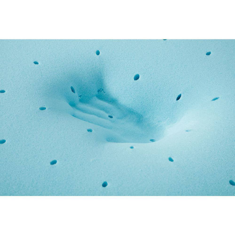 Cooling Gel Memory Foam Mattress Topper : 2 In. Twin Size : Medium Firm : Centaur-Us Certified