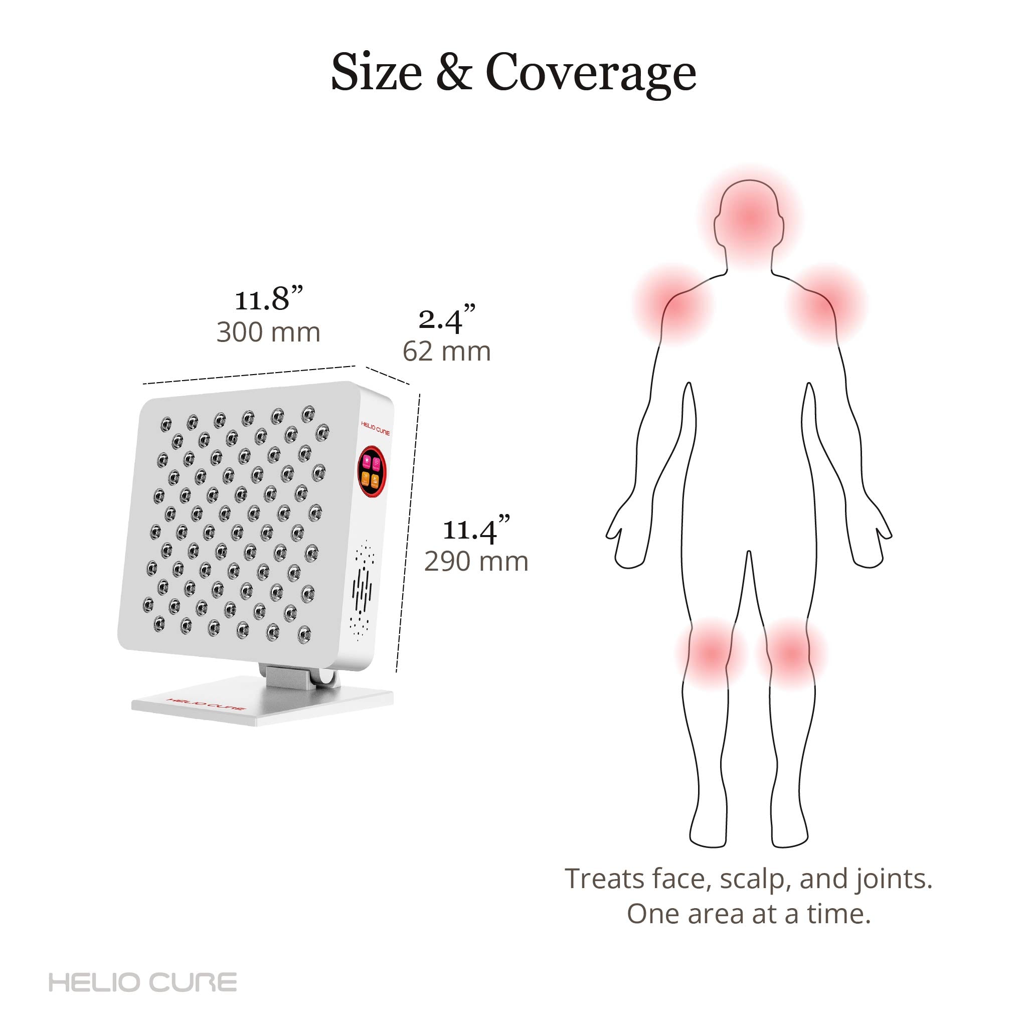 Helio Spark Red Light Therapy Panel | 72 LEDs