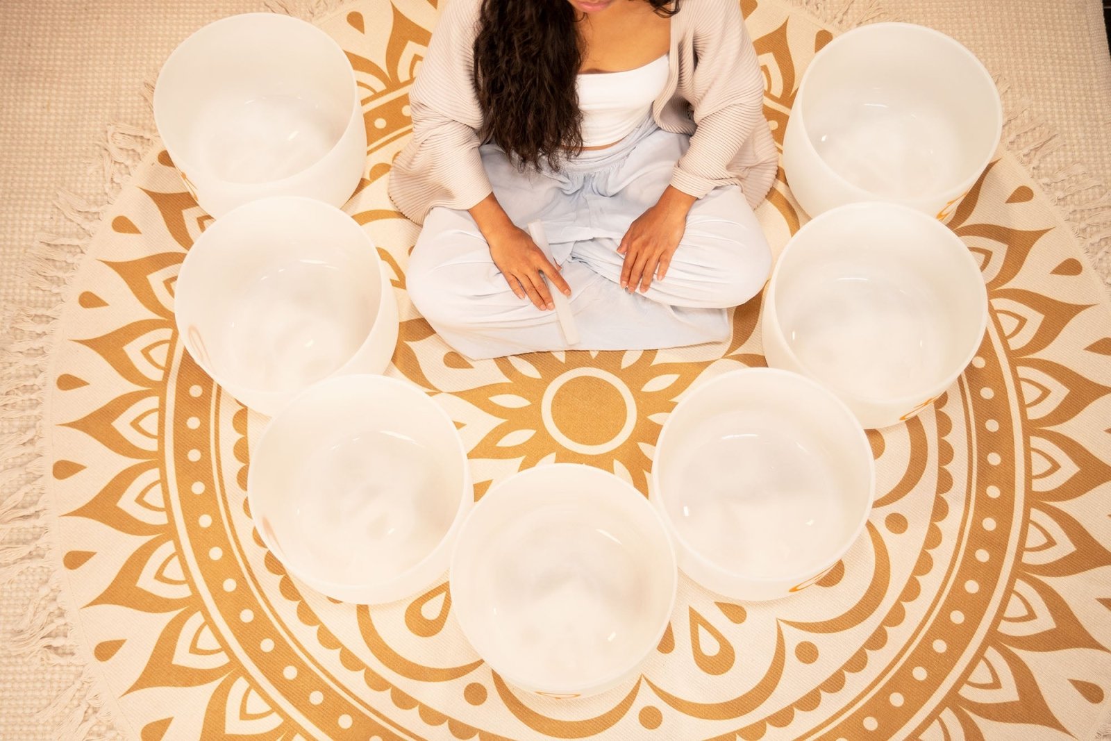 7 Planetary Crystal Singing Bowls | Cosmic Chakra Set