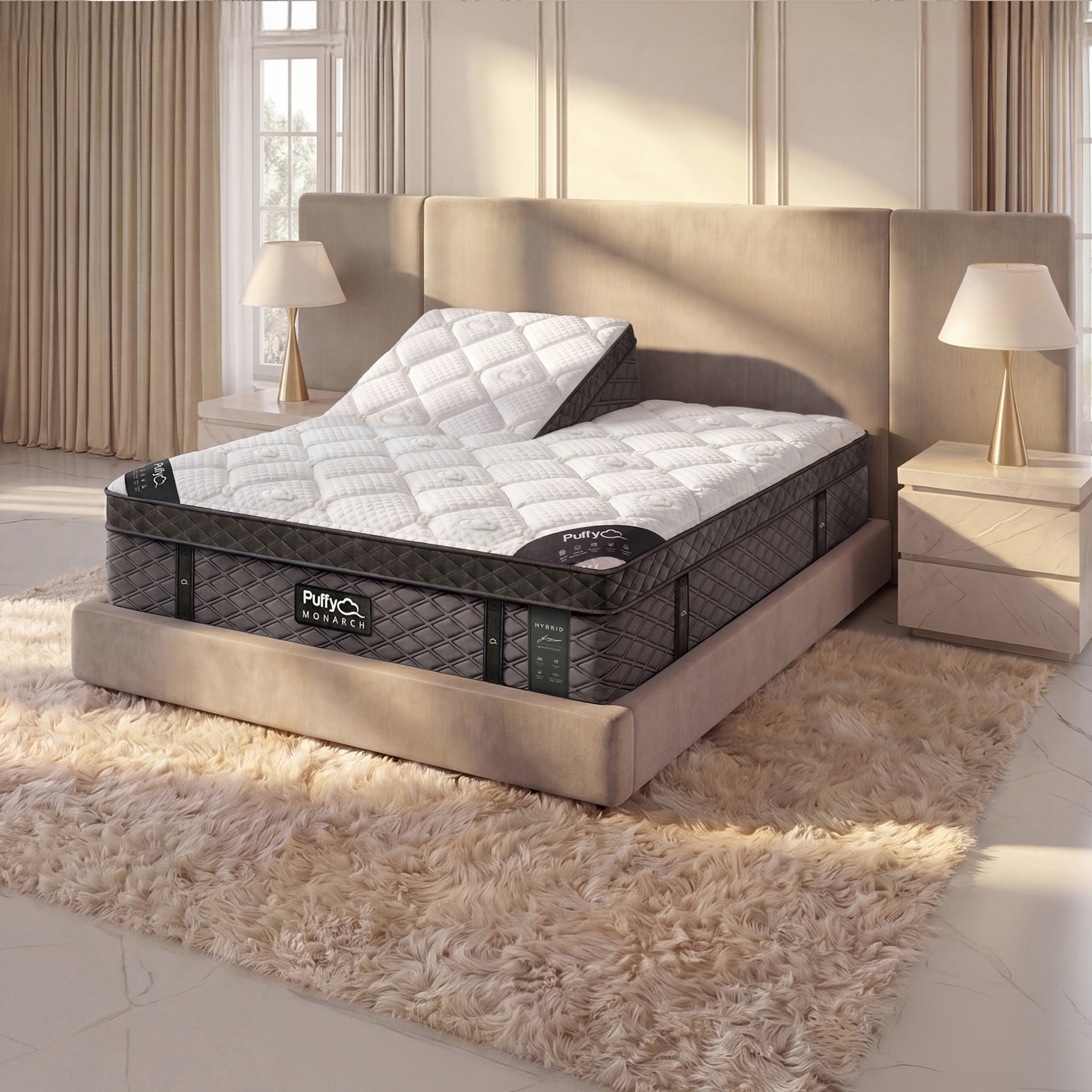 Puffy MONARCH Mattress | 16-Inch Luxury Hybrid