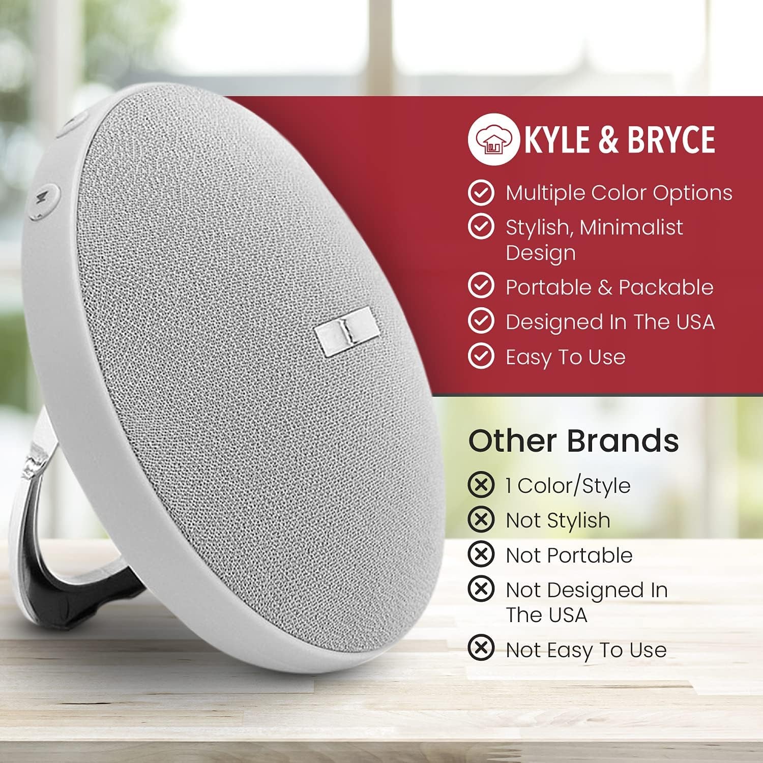 - Sleep Therapy Sound Machine - White Noise Machine - 18 Sleep Machine Soundtracks - Sound Machine for Baby & Adults, Home, Office, and Meditation… (White)