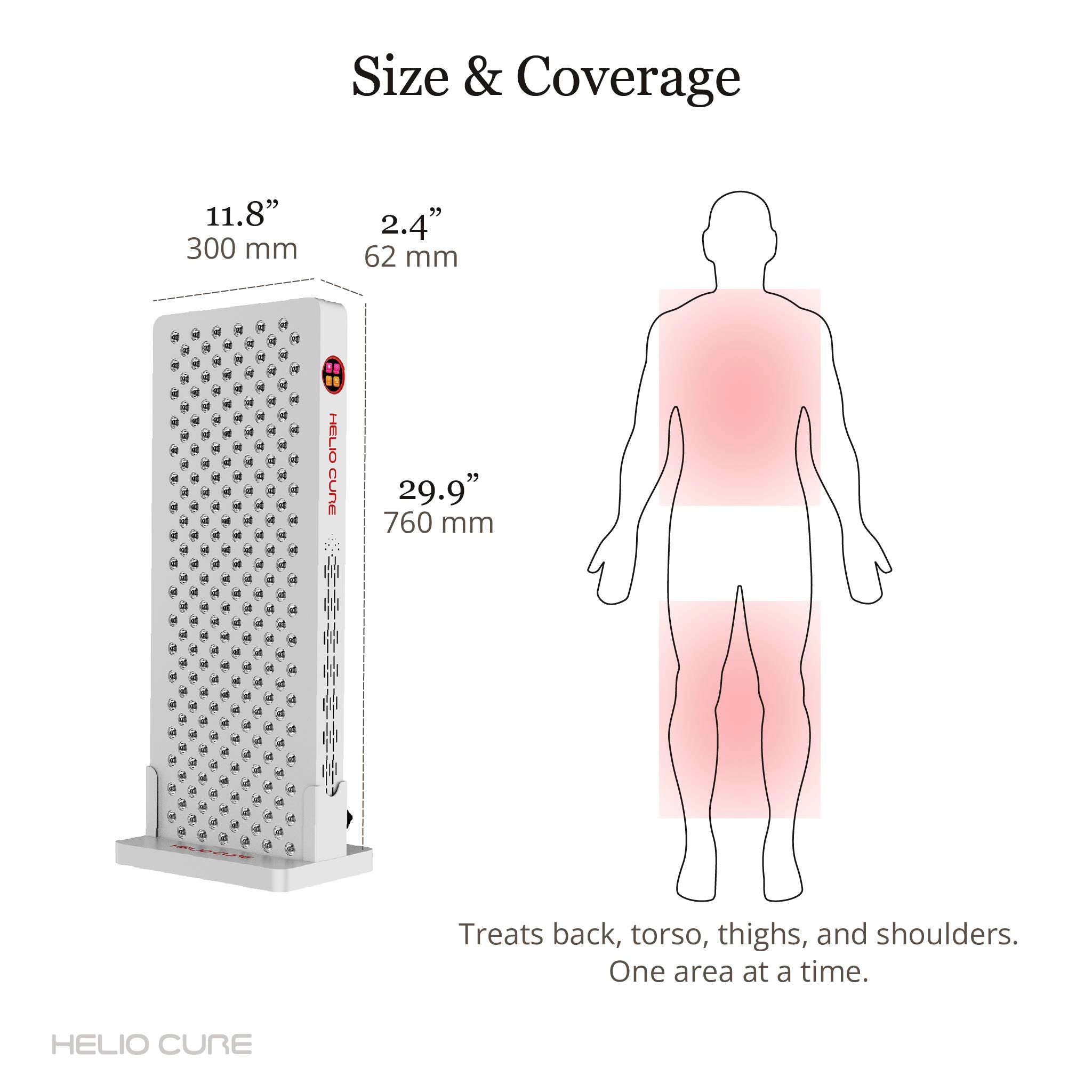 Helio Glow Red Light Therapy Panel | 216 LEDs
