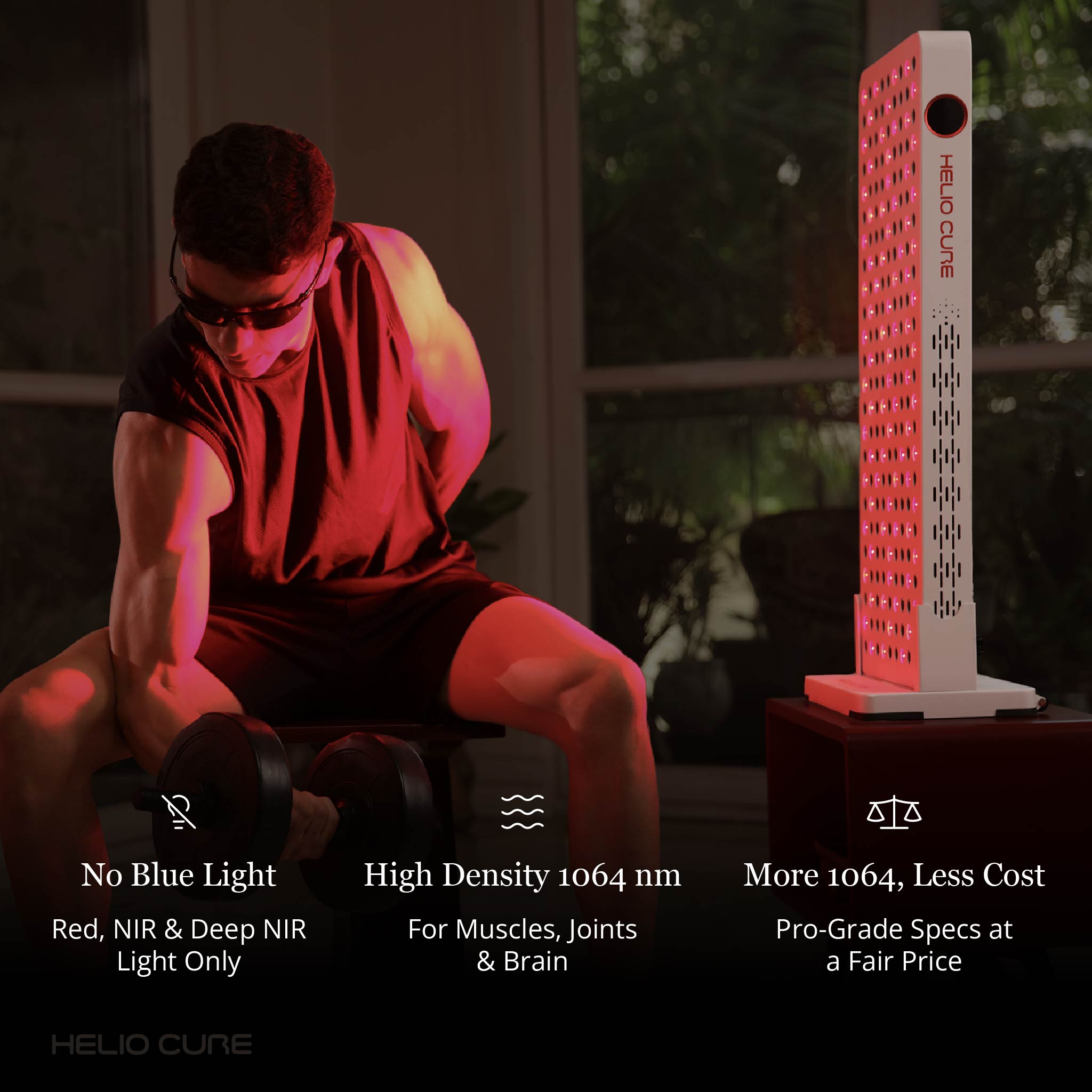 Helio Glow Red Light Therapy Panel | 216 LEDs