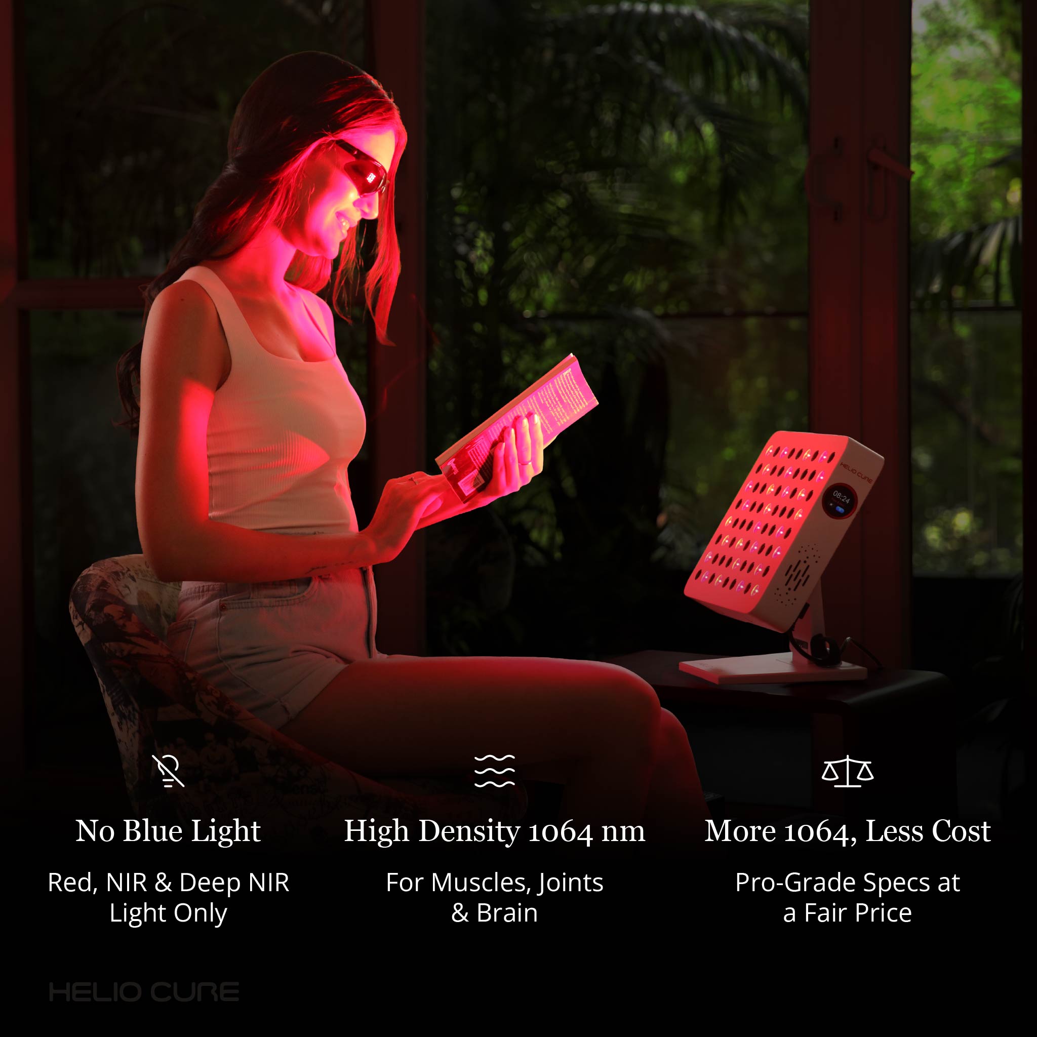 Helio Spark Red Light Therapy Panel | 72 LEDs