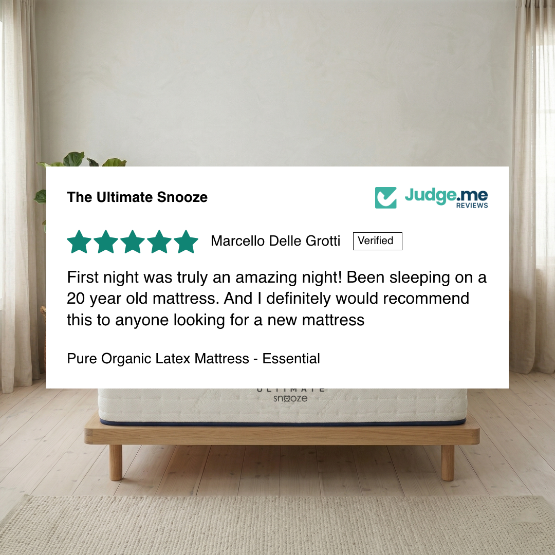 Pure Organic Latex Mattress | Firm 10-Inch