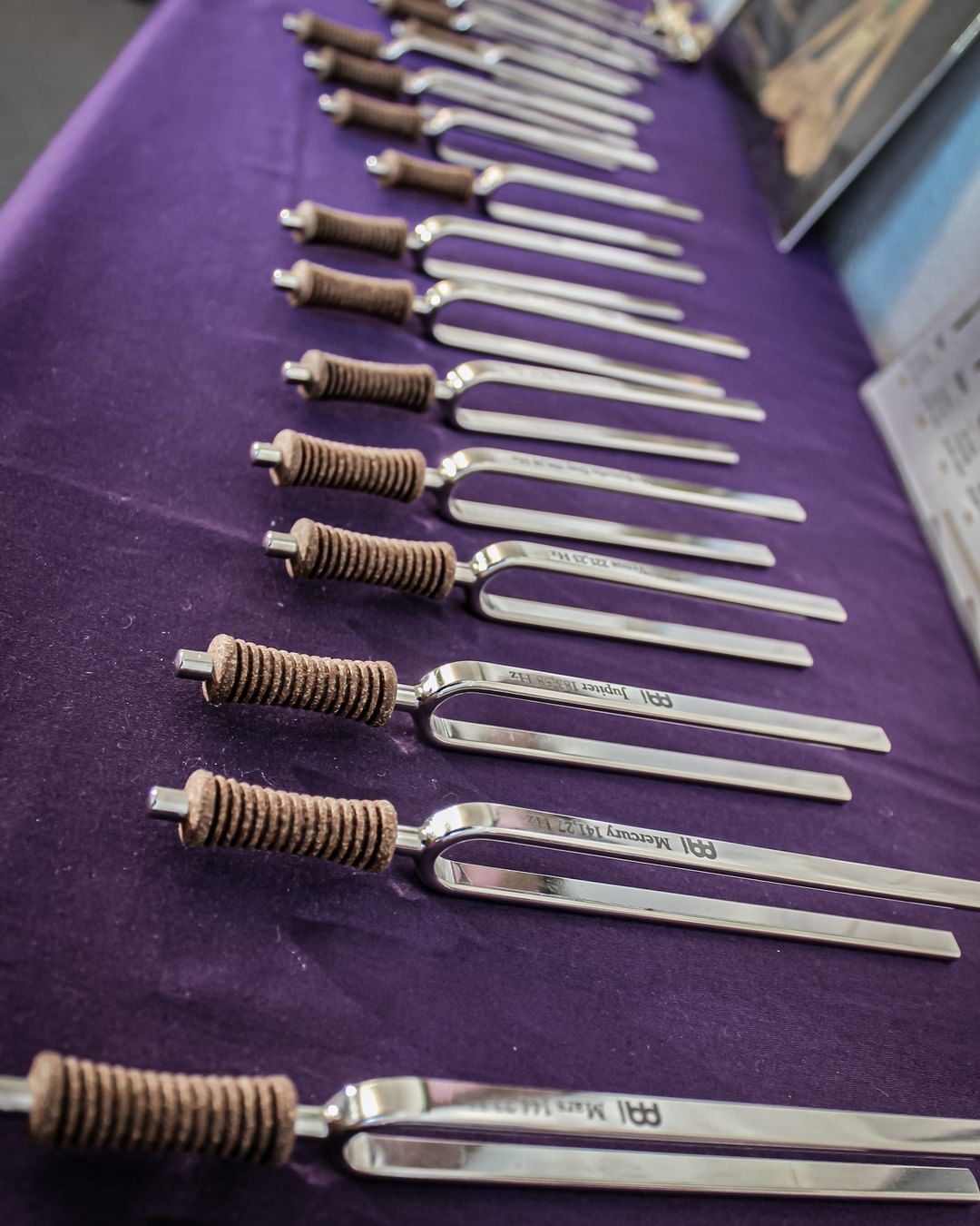 16 Vibrational Harmony Tuning Fork Set with Case