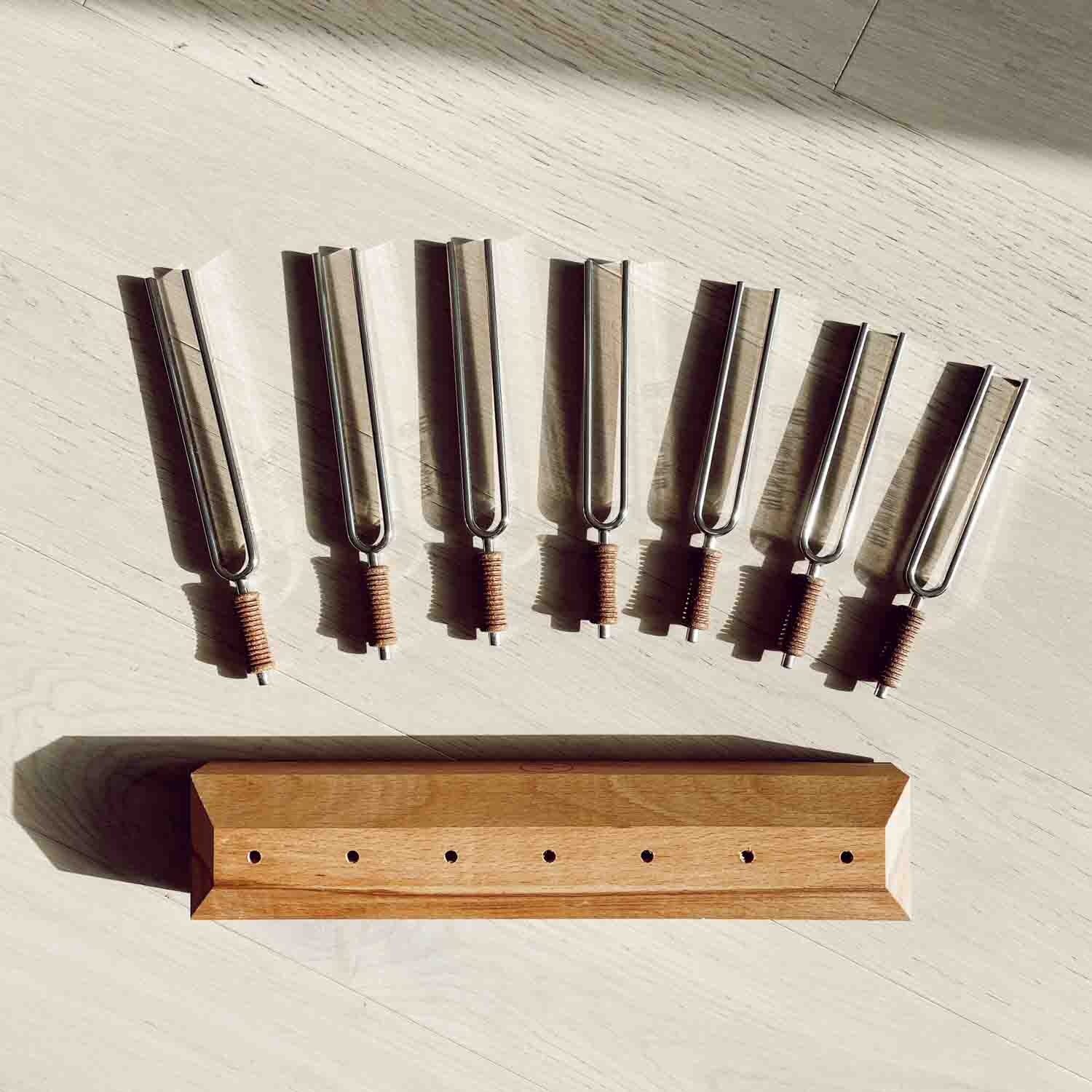 7 Chakra Tuning Fork Set | Planetary Frequencies